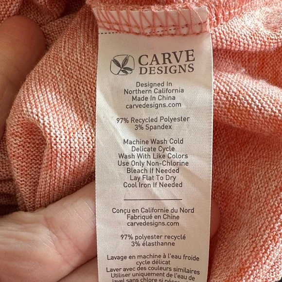 Carve Designs Coral Crew Neck Sweater - Picture 8 of 8